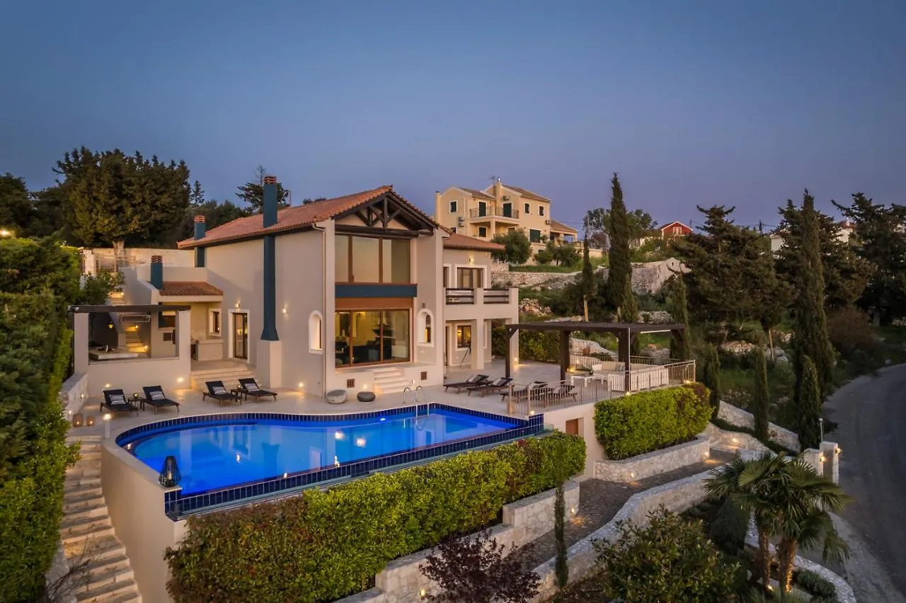 Luxury Villa Karmaniolos Fiskardo Kefalonia יוון